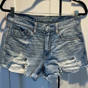 American Eagle Vintage Hi-Rise Festival Cutoff Jean Shorts Size 6